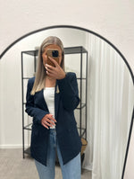 Ladda upp bild till gallerivisning, PIECES - BOZZY LS LOOSE BLAZER - SKY CAPTAIN
