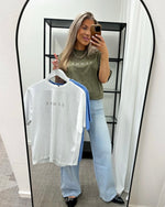 Ladda upp bild till gallerivisning, SELECTED FEMME - VILJA SS PRINTED TEE - BRIGHT WHITE/ISLAND FOS
