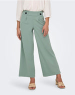 Ladda upp bild till gallerivisning, JDY - GEGGO NEW LONG PANT - CHINOIS GREEN/BLACK BUTT
