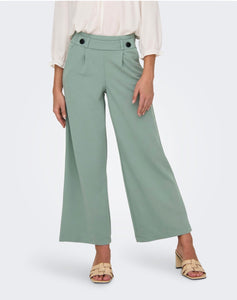 JDY - GEGGO NEW LONG PANT - CHINOIS GREEN/BLACK BUTT