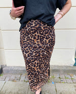 Ladda upp bild till gallerivisning, JDY - LEA MESH SKIRT - BLACK/ LEO
