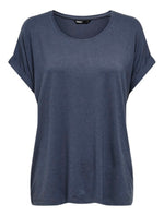 Ladda upp bild till gallerivisning, ONLY - MOSTER S/S O-NECK TOP - OMBRE BLUE
