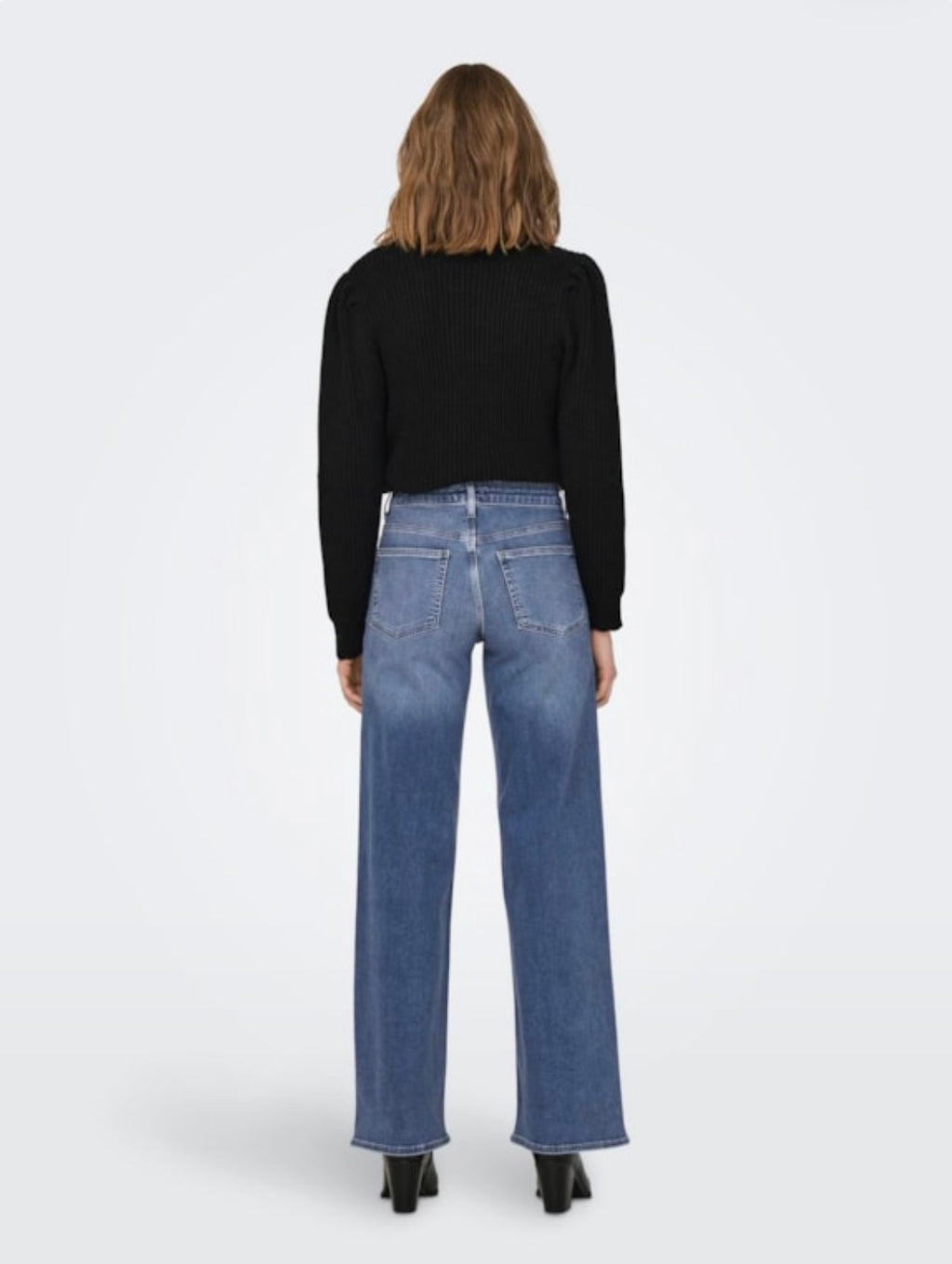 ONLY - MADISON BLUSH HW WIDE - MEDIUM BLUE