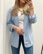 Ladda upp bild till gallerivisning, PIECES - BOSELLA 3/4 BLAZER - KENTUCKY BLUE
