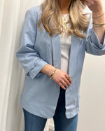 Ladda upp bild till gallerivisning, PIECES - BOSELLA 3/4 BLAZER - KENTUCKY BLUE
