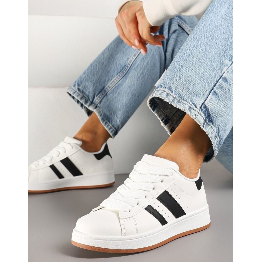 MARTA - SNEAKERS A-123 - WHITE