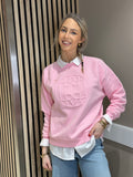 LEVETÉ ROOM - NUKA SWEATSHIRT - ROSA 4120