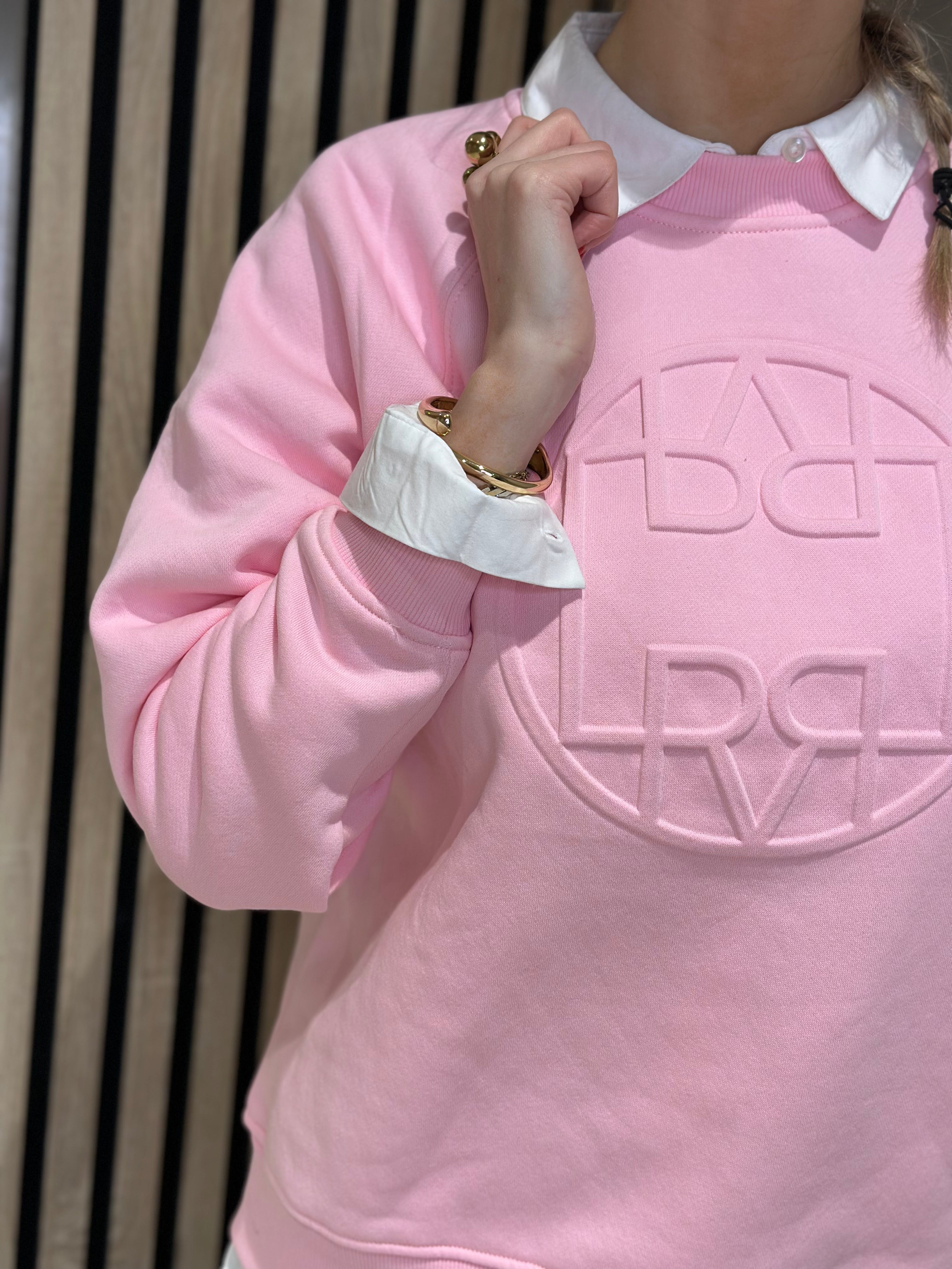 LEVETÉ ROOM - NUKA SWEATSHIRT - ROSA 4120