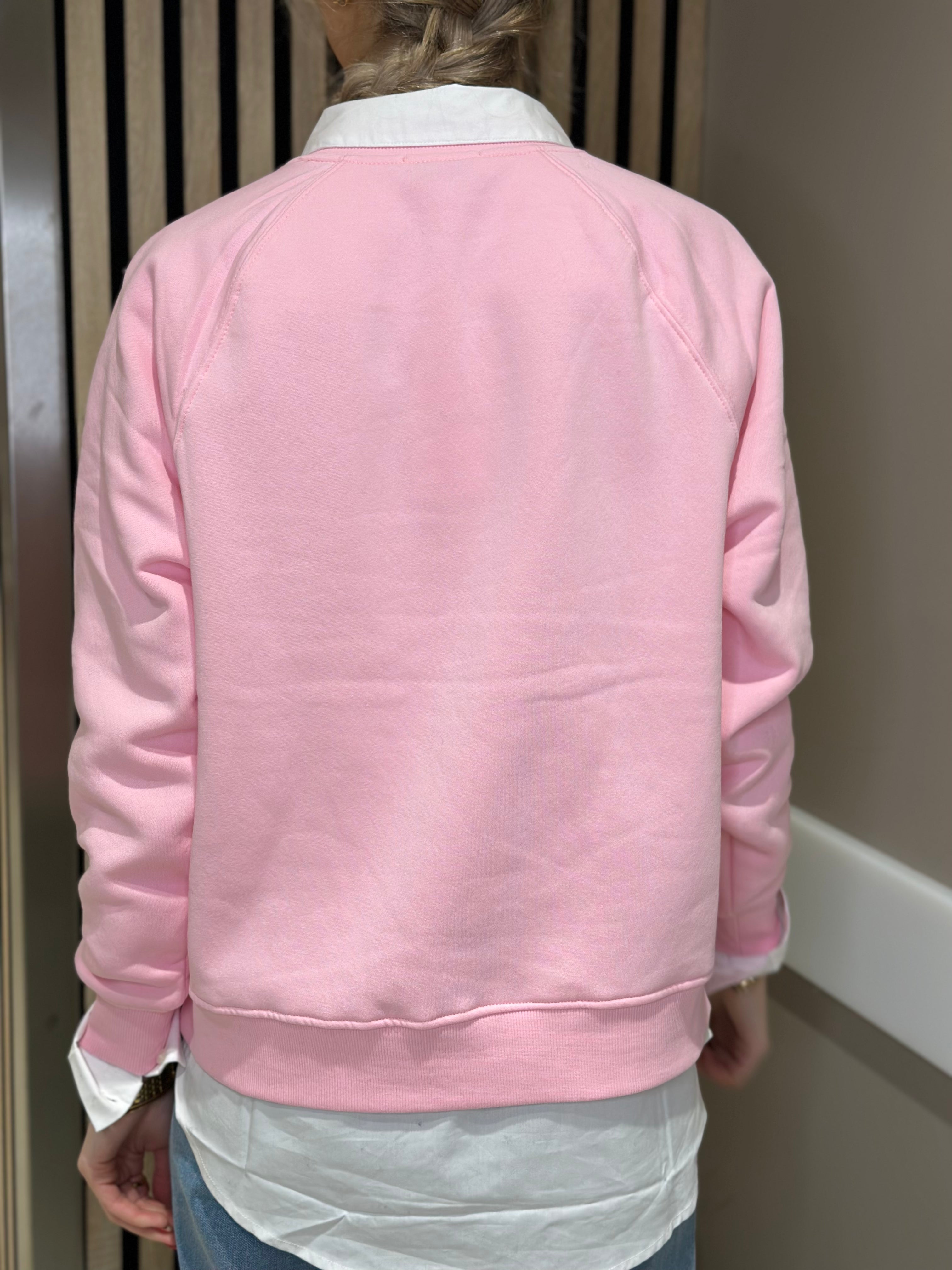 LEVETÉ ROOM - NUKA SWEATSHIRT - ROSA 4120