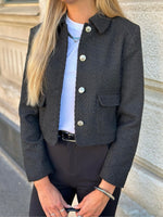 Ladda upp bild till gallerivisning, ONLY - BONN LIFE BOUCLE JACKET MOCH - BLACK
