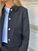 Ladda upp bild till gallerivisning, ONLY - BONN LIFE BOUCLE JACKET MOCH - BLACK
