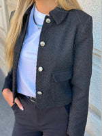 Ladda upp bild till gallerivisning, ONLY - BONN LIFE BOUCLE JACKET MOCH - BLACK
