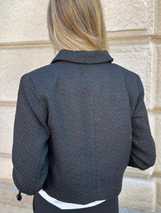 ONLY - BONN LIFE BOUCLE JACKET MOCH - BLACK