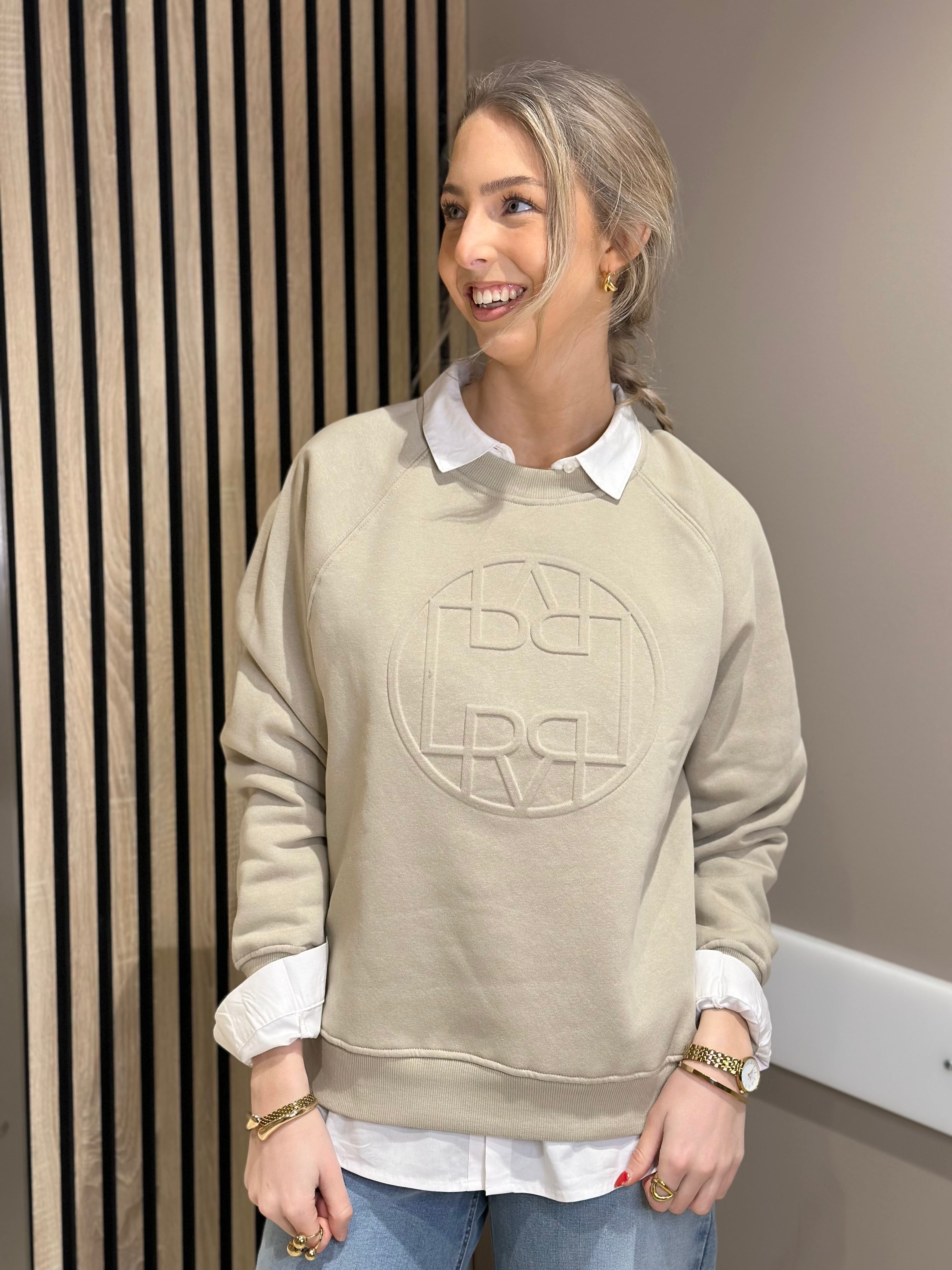 LEVETÉ ROOM - NUKA SWEATSHIRT - BEIGE 1195