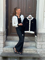 Ladda upp bild till gallerivisning, VEROMODA - OLI LS O-NECK CARDIGAN - BIRCH/BLACK
