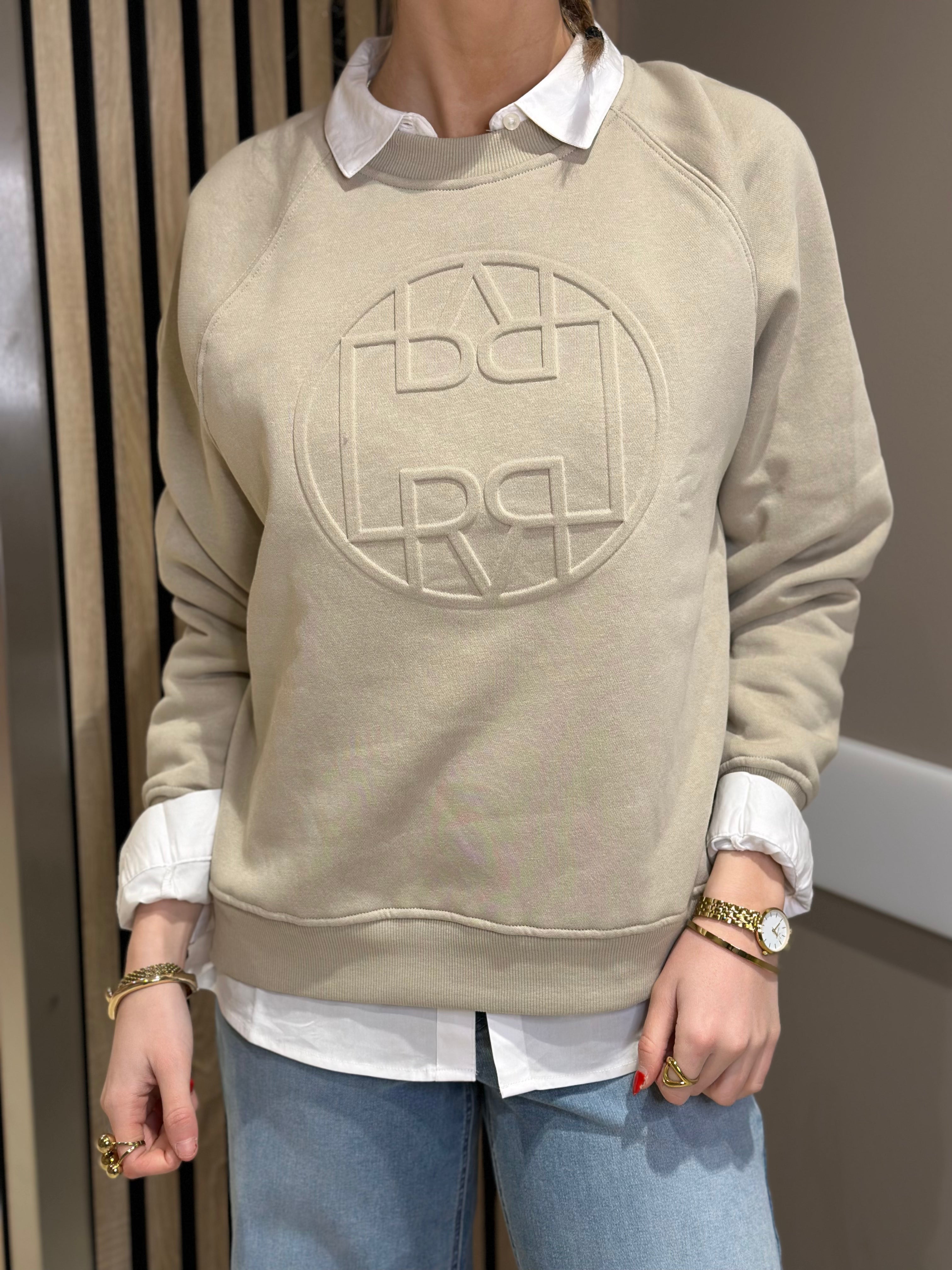 LEVETÉ ROOM - NUKA SWEATSHIRT - BEIGE 1195