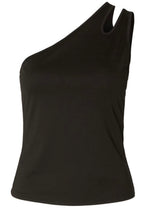 Ladda upp bild till gallerivisning, SELECTED FEMME - SAGA ASYMMESTRIC TOP - BLACK
