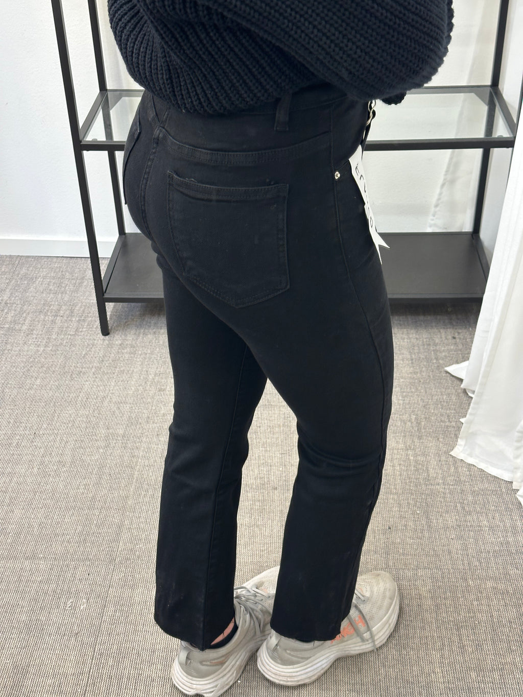 COSY HOUSE - FLARED JEANS - BLACK Y6306A