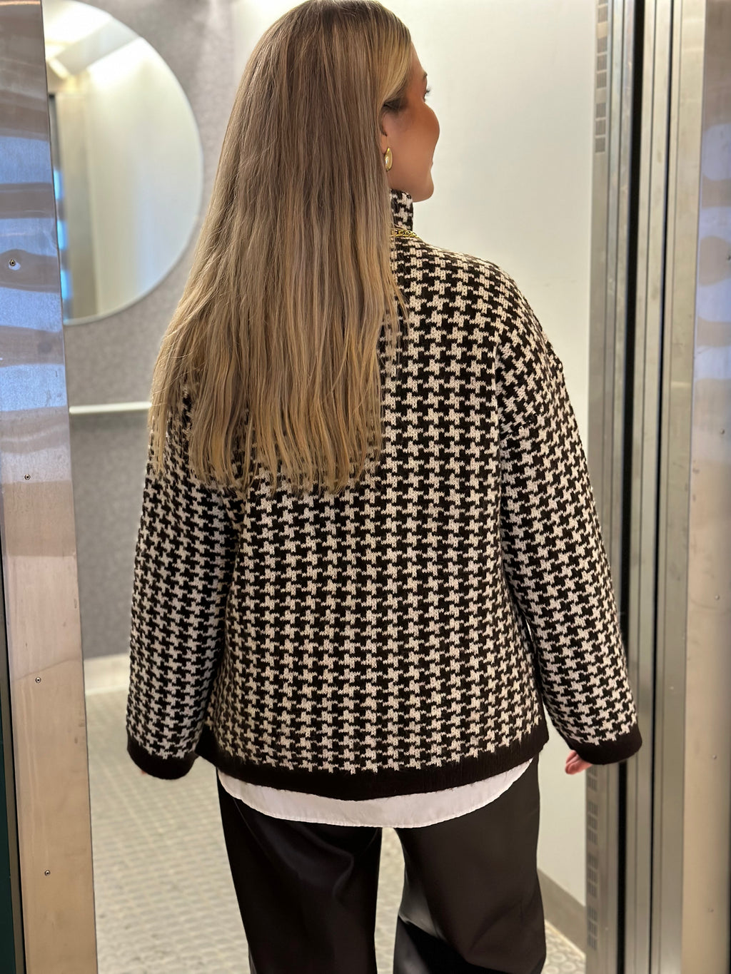 VERO MODA - COMO LS FUNNELNECK PULLOVER - CHOCOLATE TORTE/BIRCH