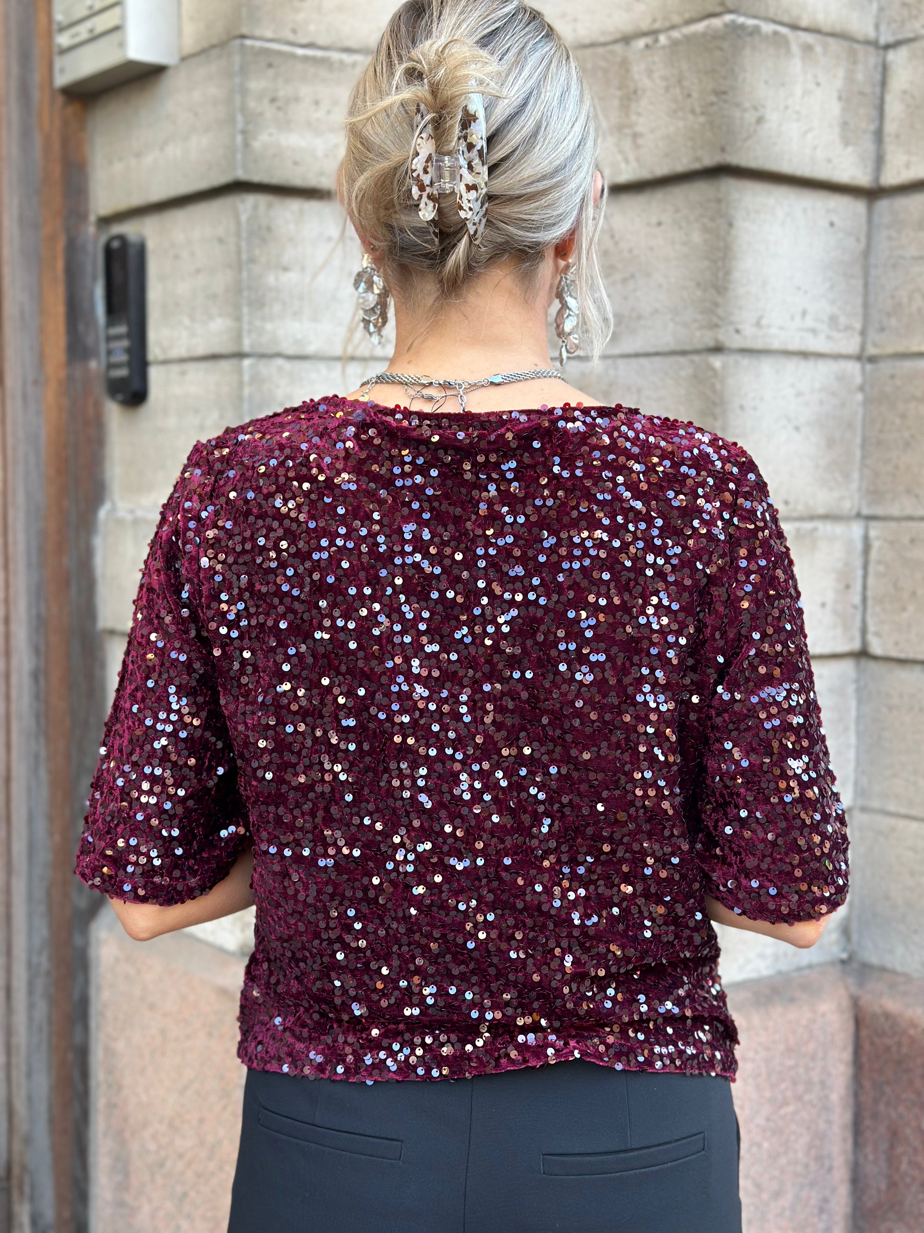 PIECES - KAM SS TOP - TAWNY PORT