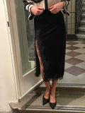 SOAKED - VELERA LACE SKIRT 30409708 - BLACK
