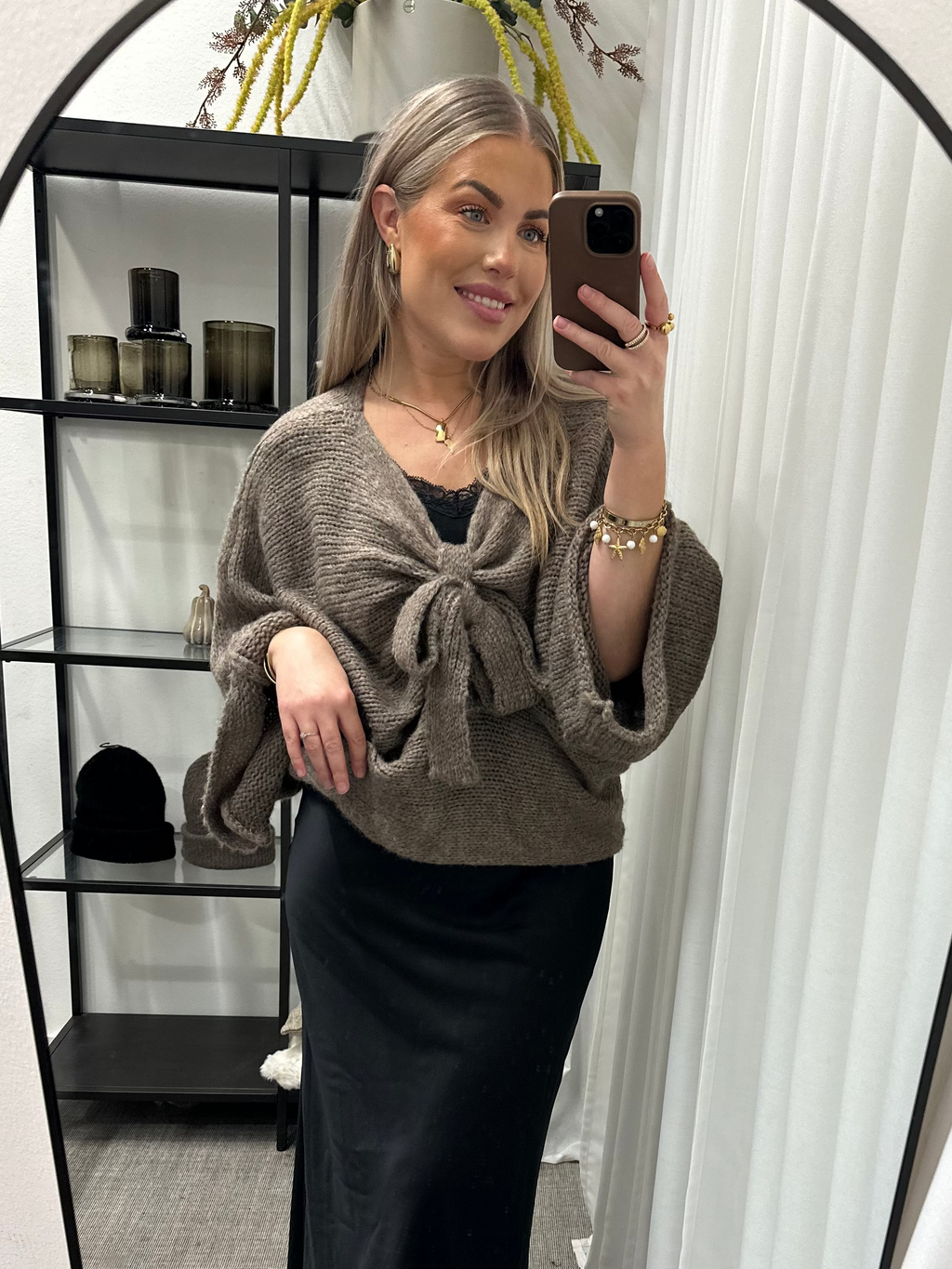 JÖRLEVIK - TWO WAYS KNIT - TAUPE