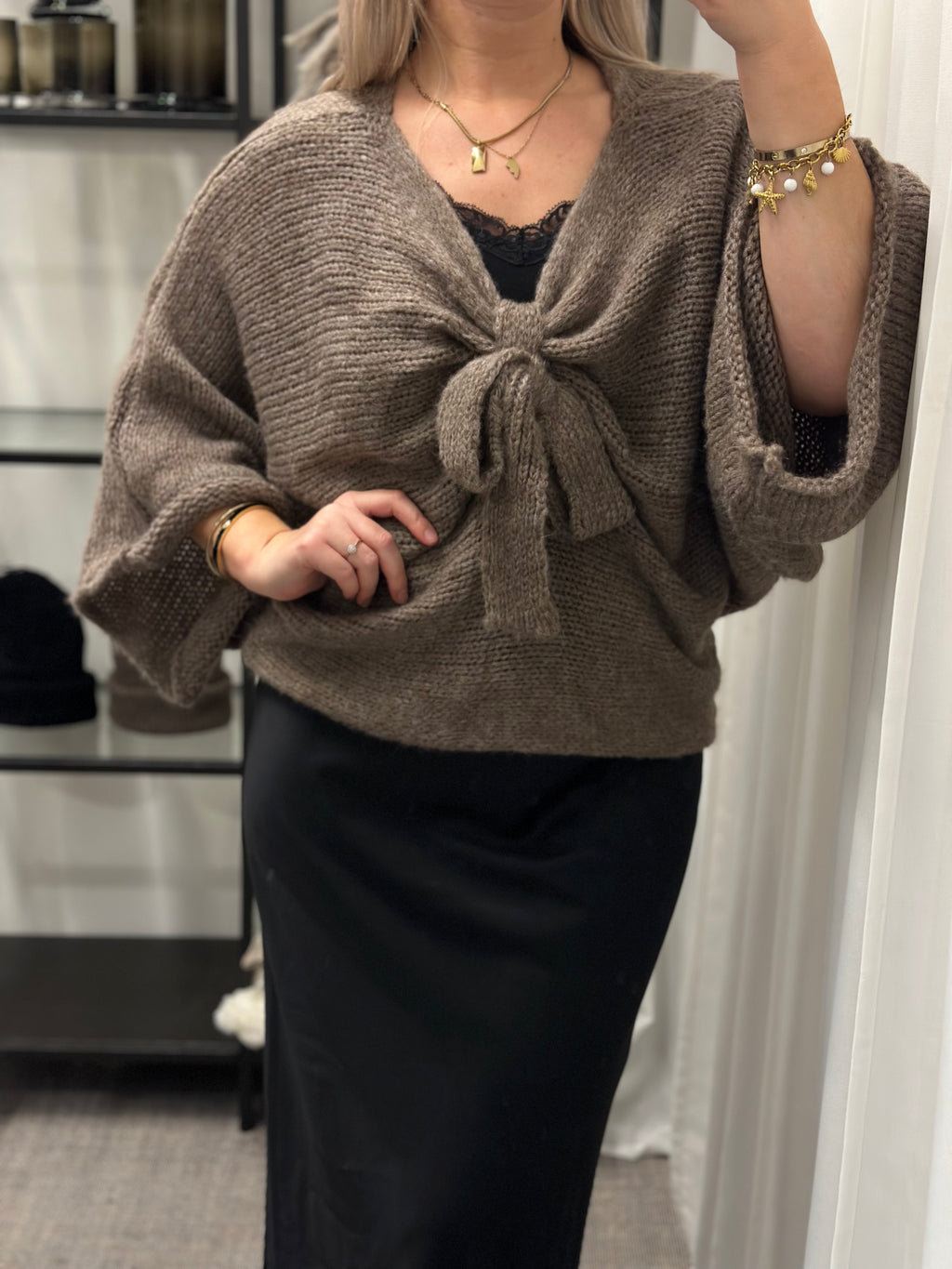 JÖRLEVIK - TWO WAYS KNIT - TAUPE