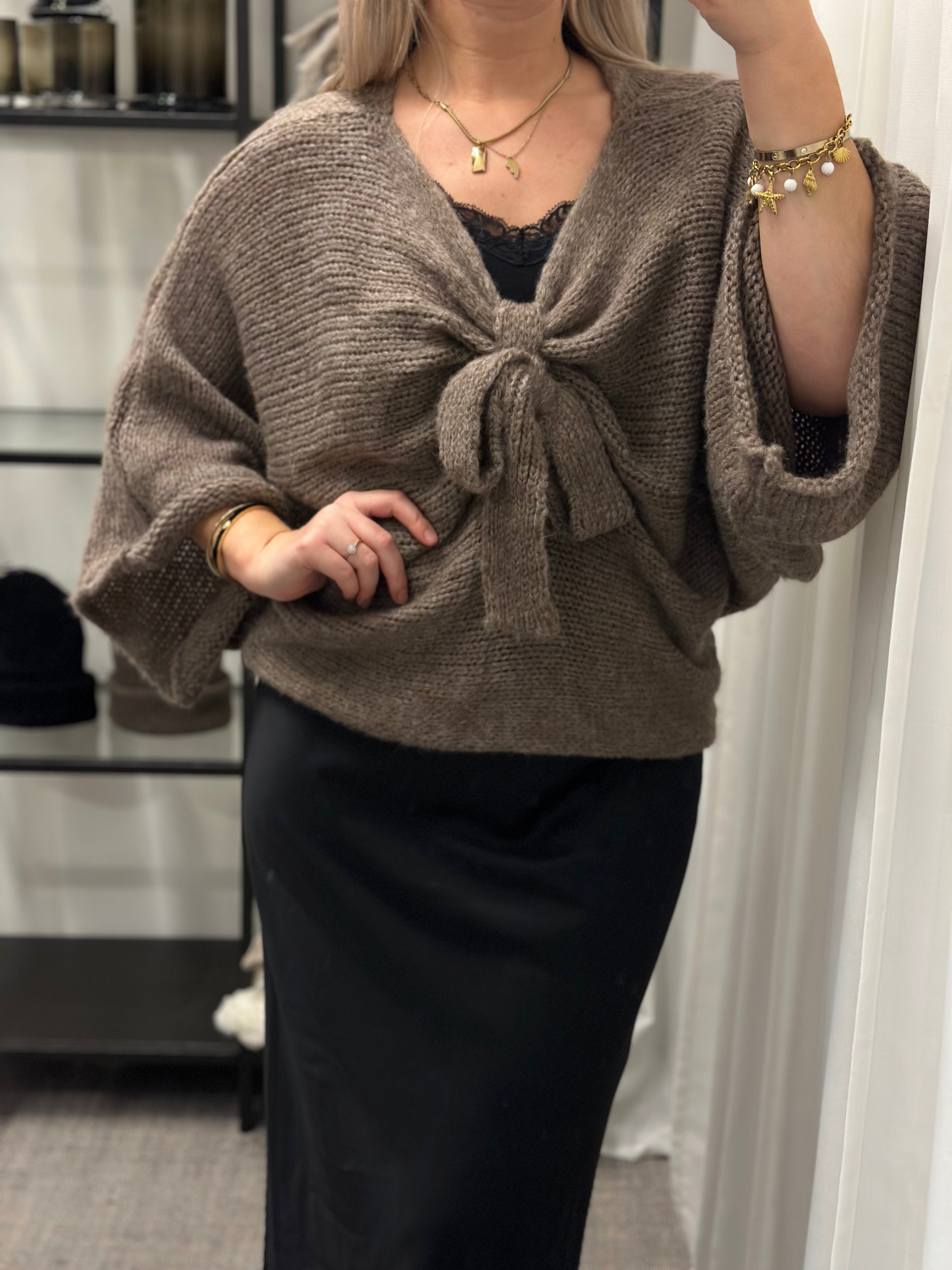 JÖRLEVIK - TWO WAYS KNIT - TAUPE