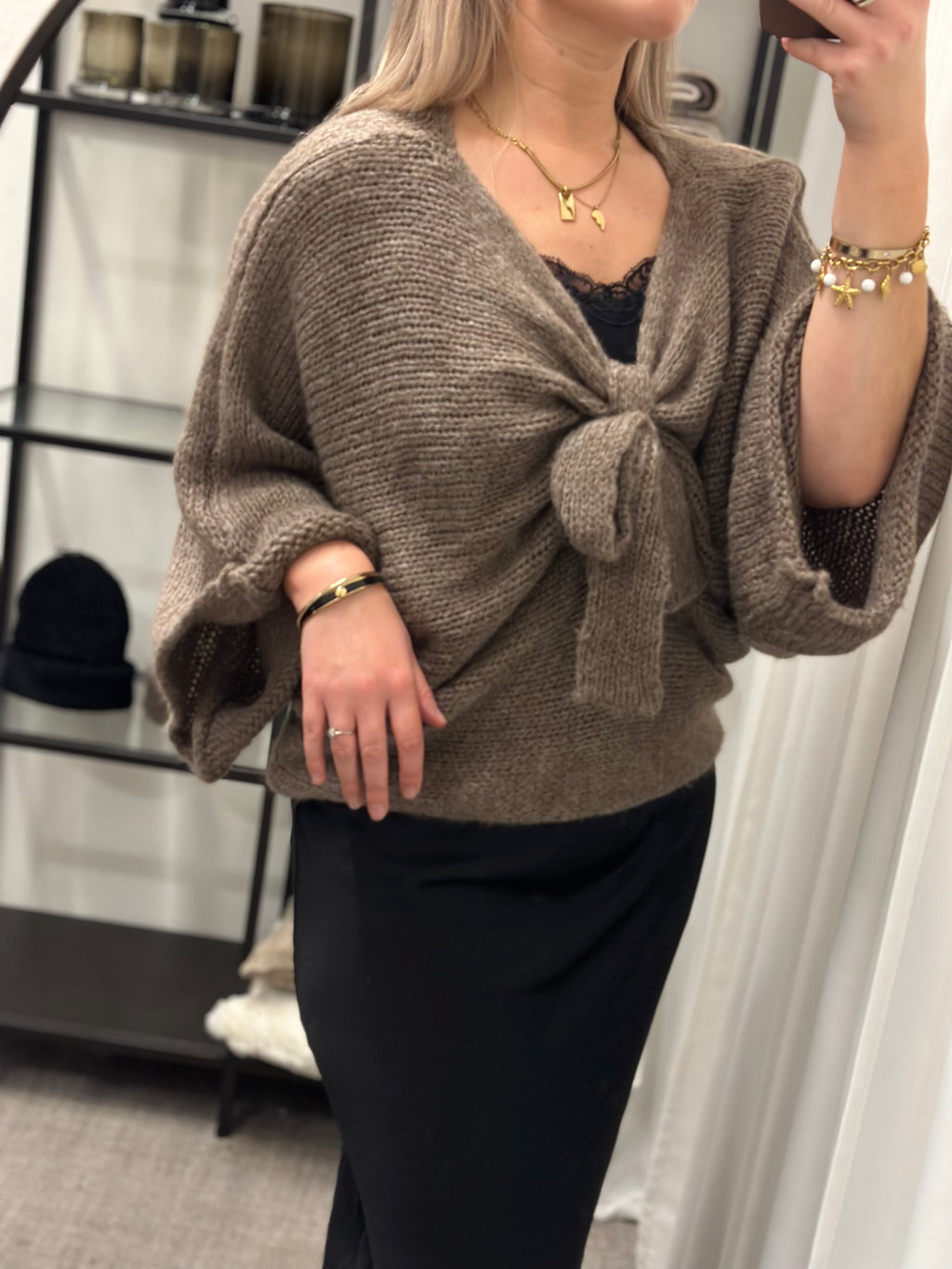 JÖRLEVIK - TWO WAYS KNIT - TAUPE