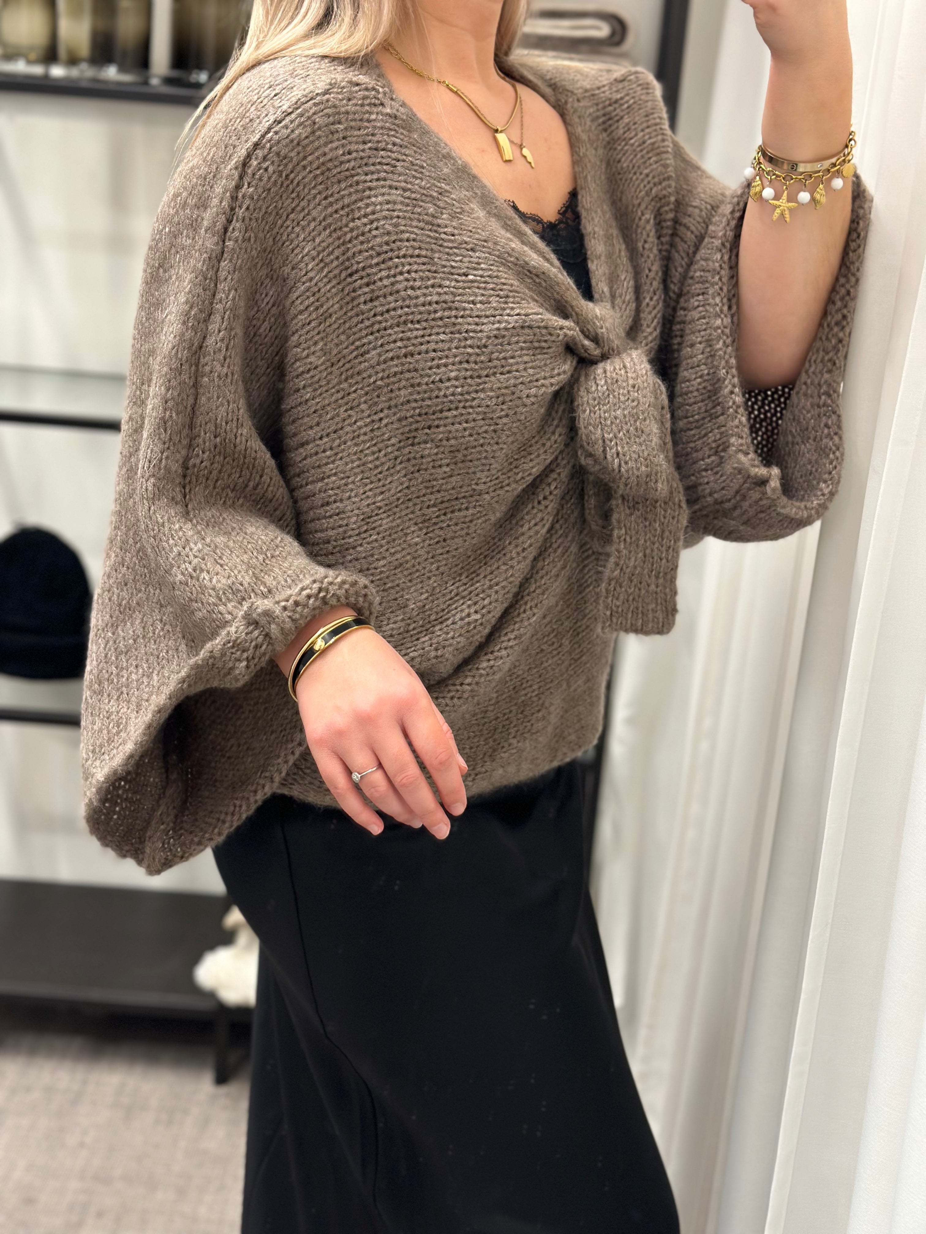 JÖRLEVIK - TWO WAYS KNIT - TAUPE
