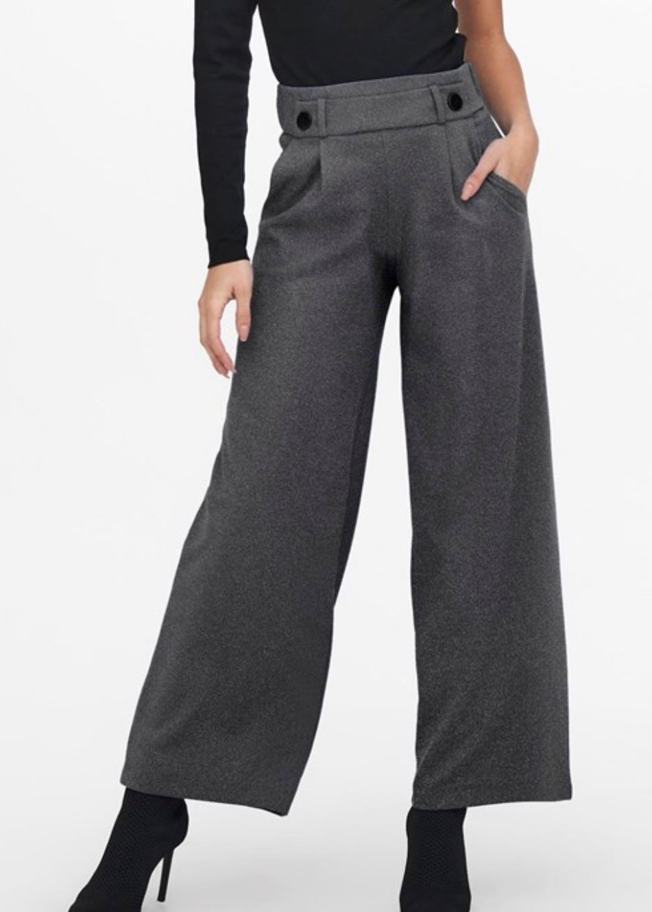 JDY - GEGGO NEW LONG PANT - MEDIUM GREY