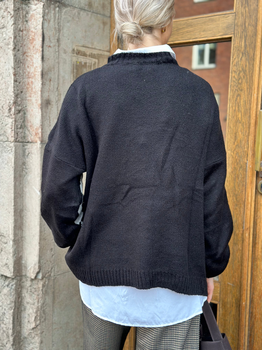 MARTA - ARIA KNIT - BLACK/BEIGE