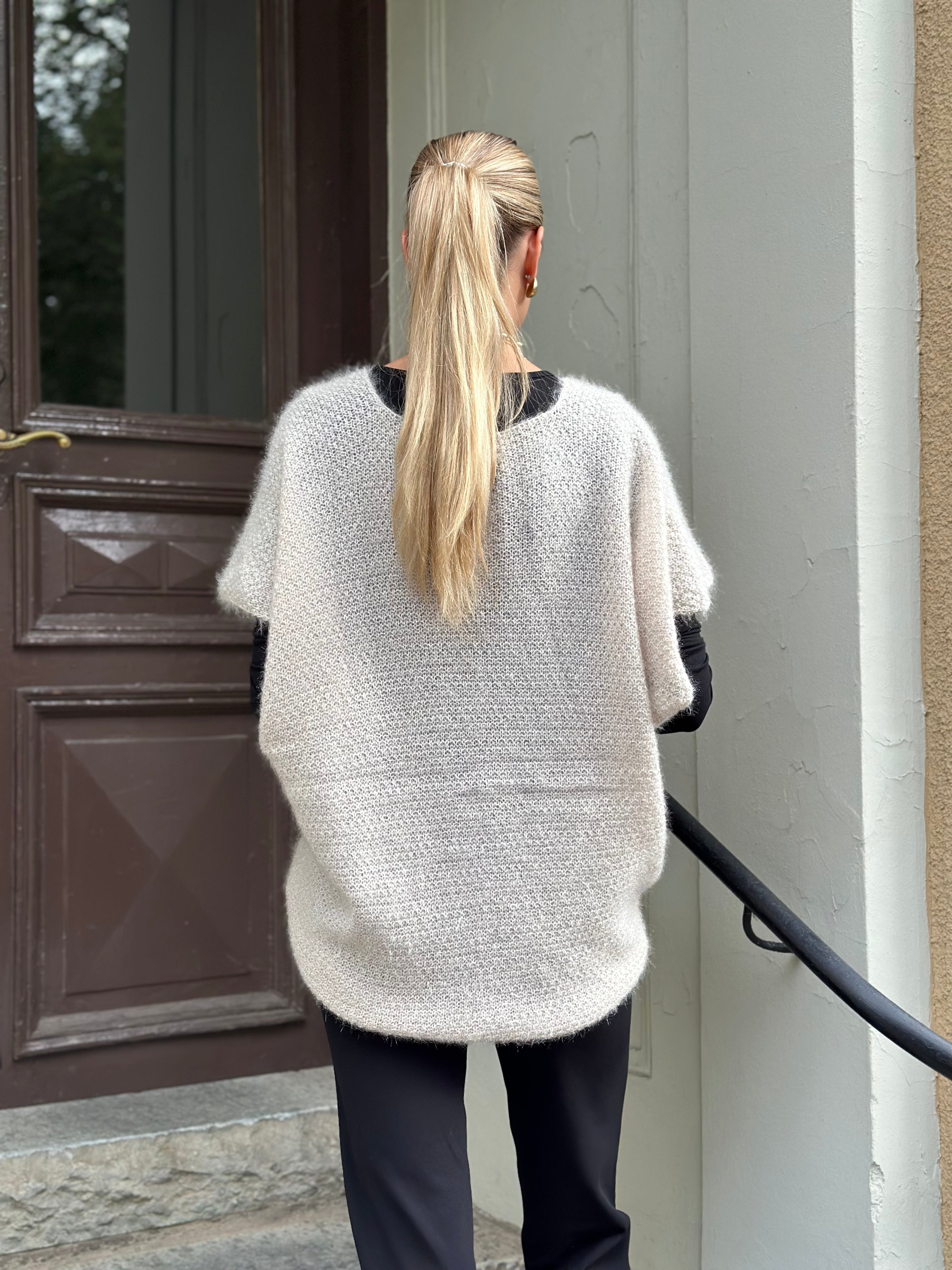 COSY HOUSE - STICKAD VÄST - BEIGE