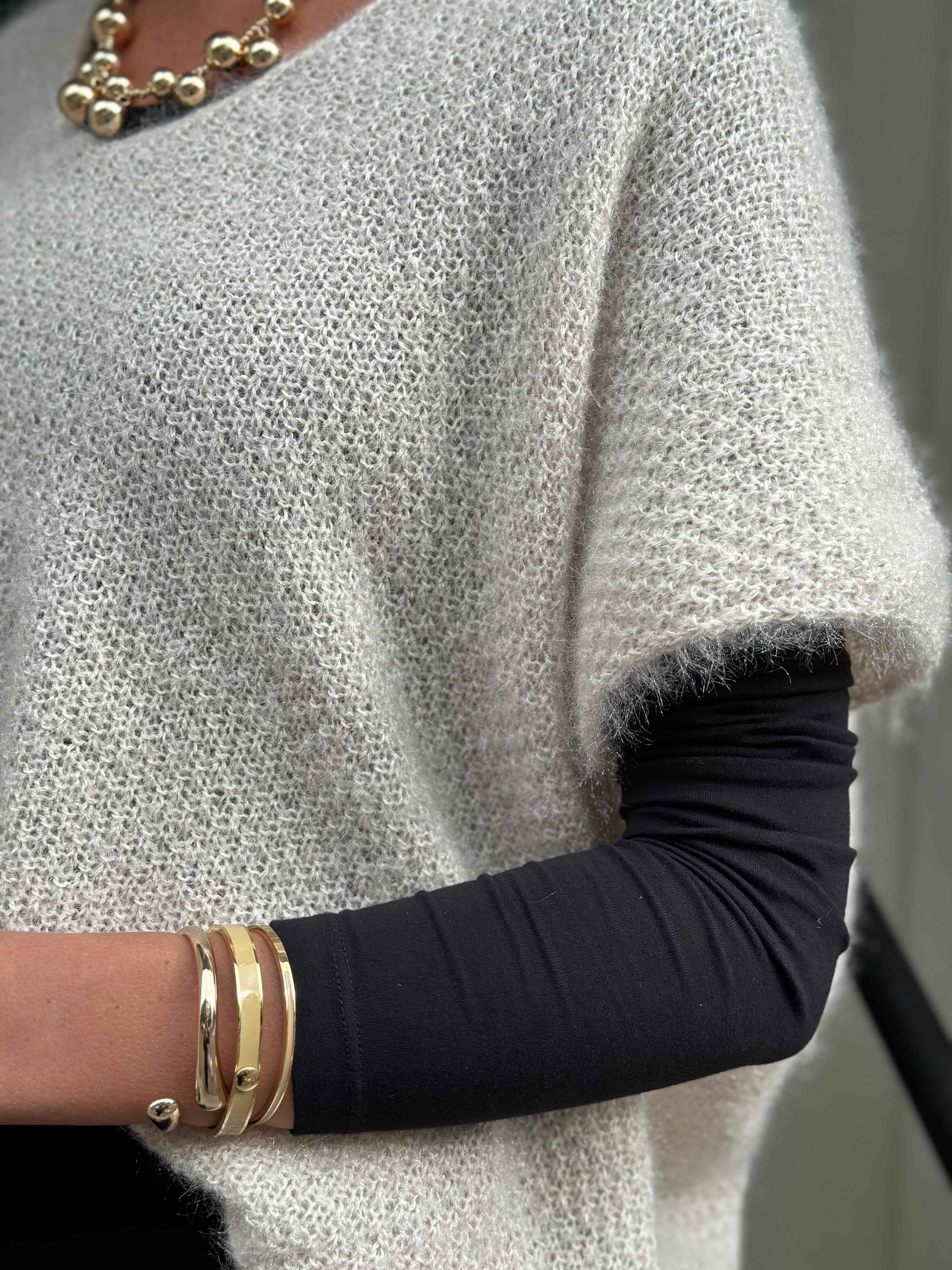 COSY HOUSE - STICKAD VÄST - BEIGE
