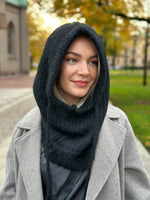 Ladda upp bild till gallerivisning, PIECES - NAMBI BALACLAVA - BLACK
