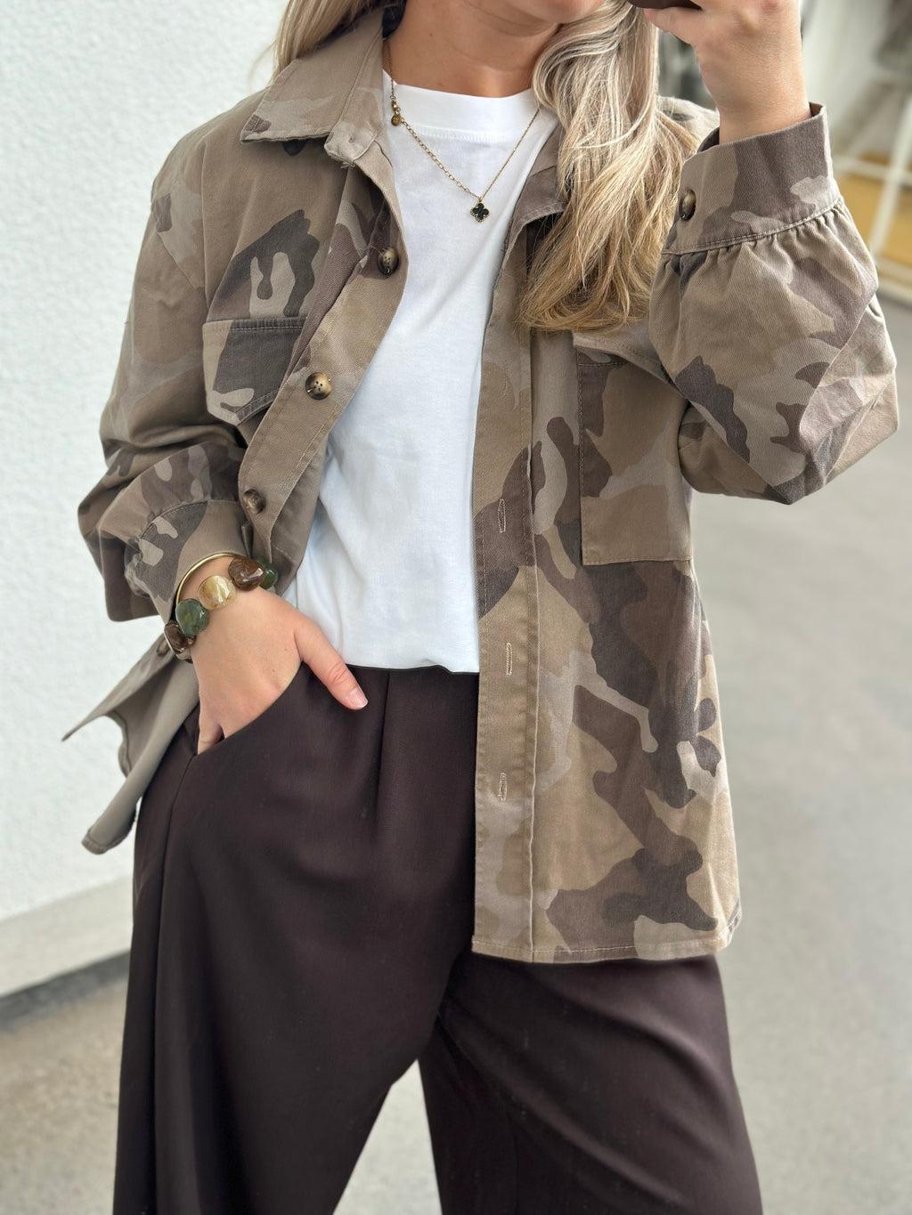 MARTA - MOONSTONE JACKET 68831 - BEIGE CAMO