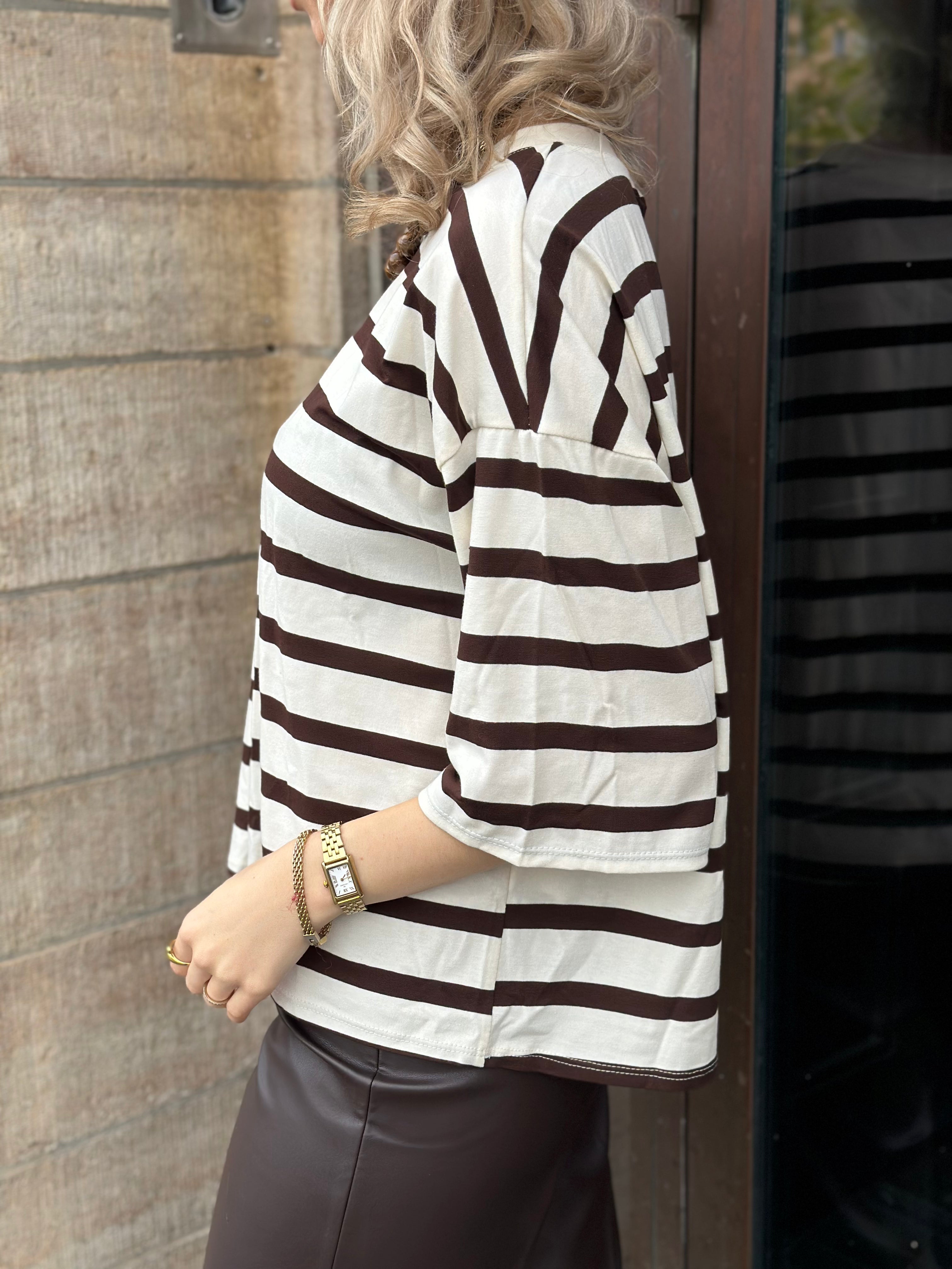 MARTA - SAGE T-SHIRT 8577 - MORO