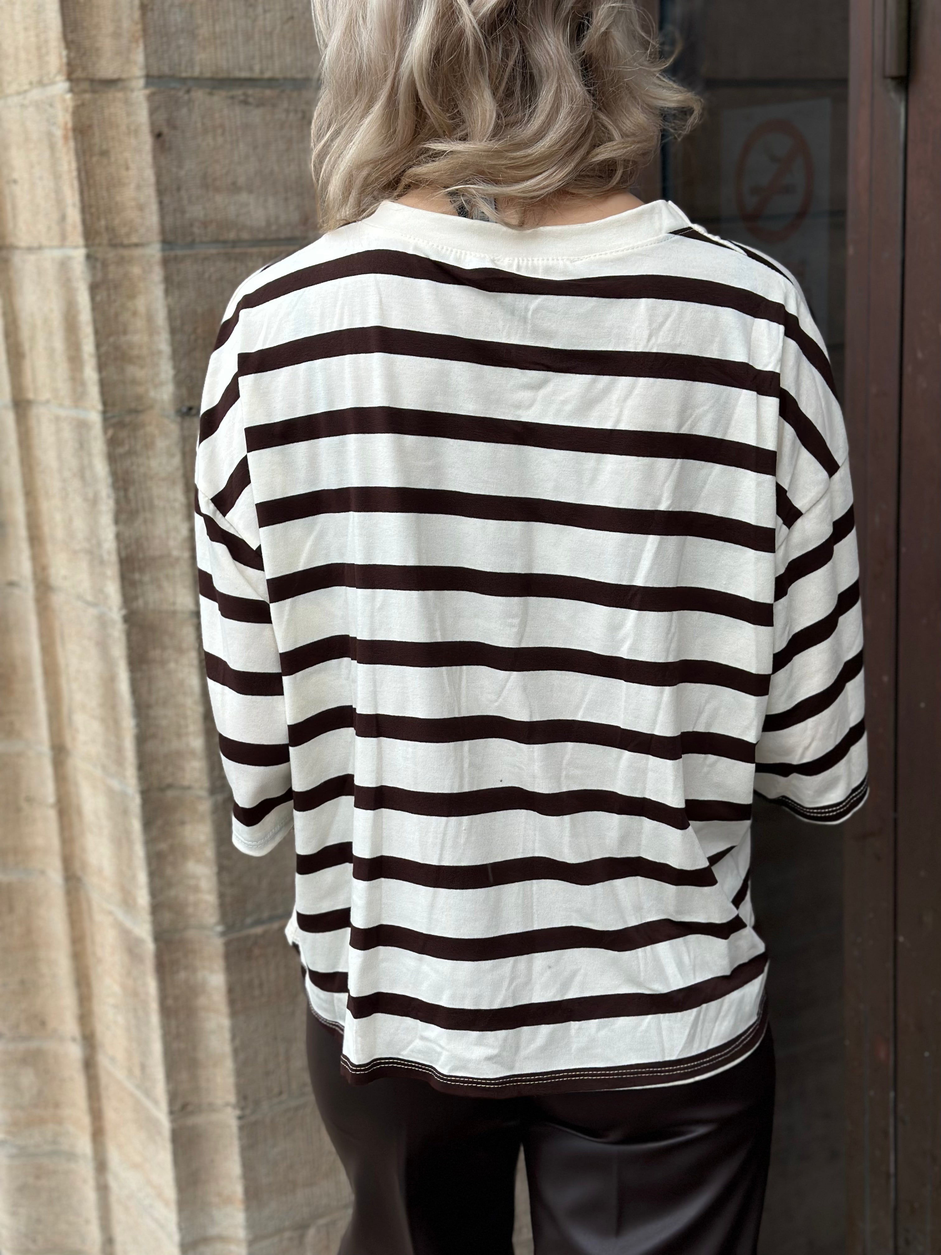 MARTA - SAGE T-SHIRT 8577 - MORO