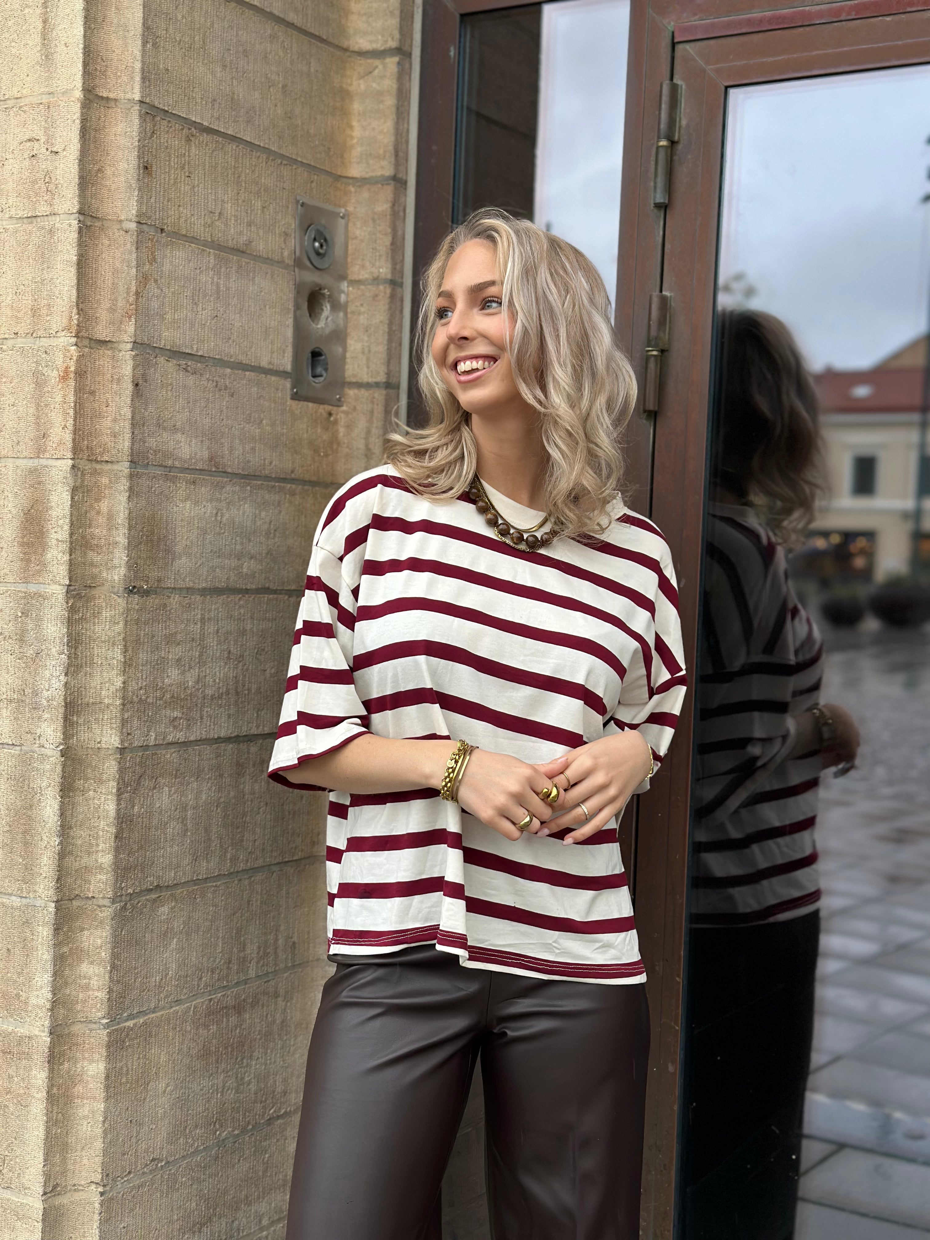 MARTA - SAGE T-SHIRT 8577  - VINO
