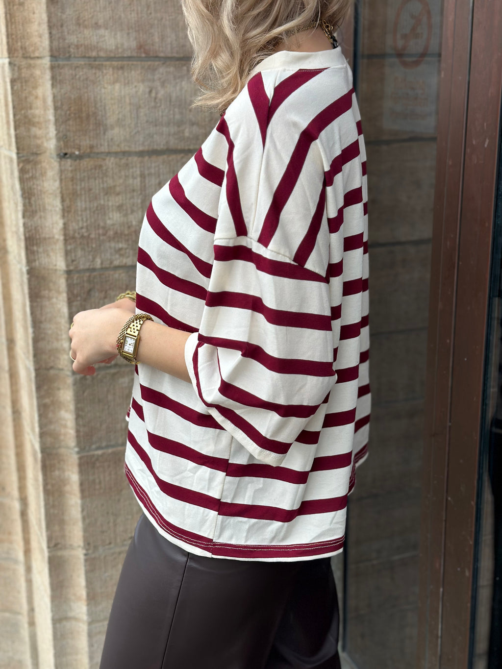 MARTA - SAGE T-SHIRT 8577  - VINO