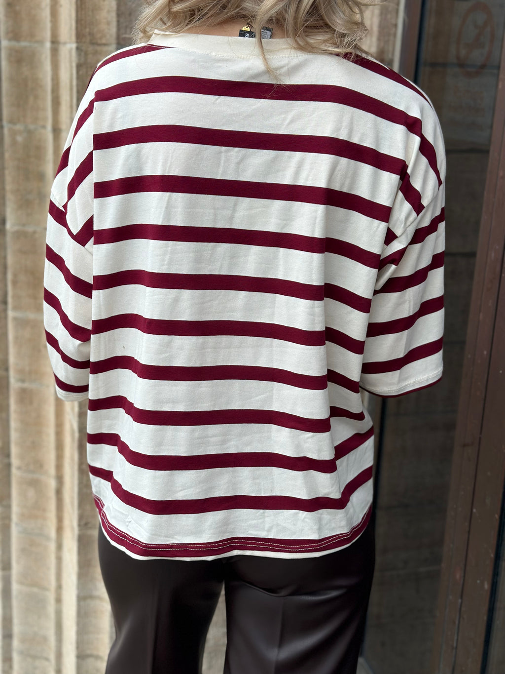 MARTA - SAGE T-SHIRT 8577  - VINO
