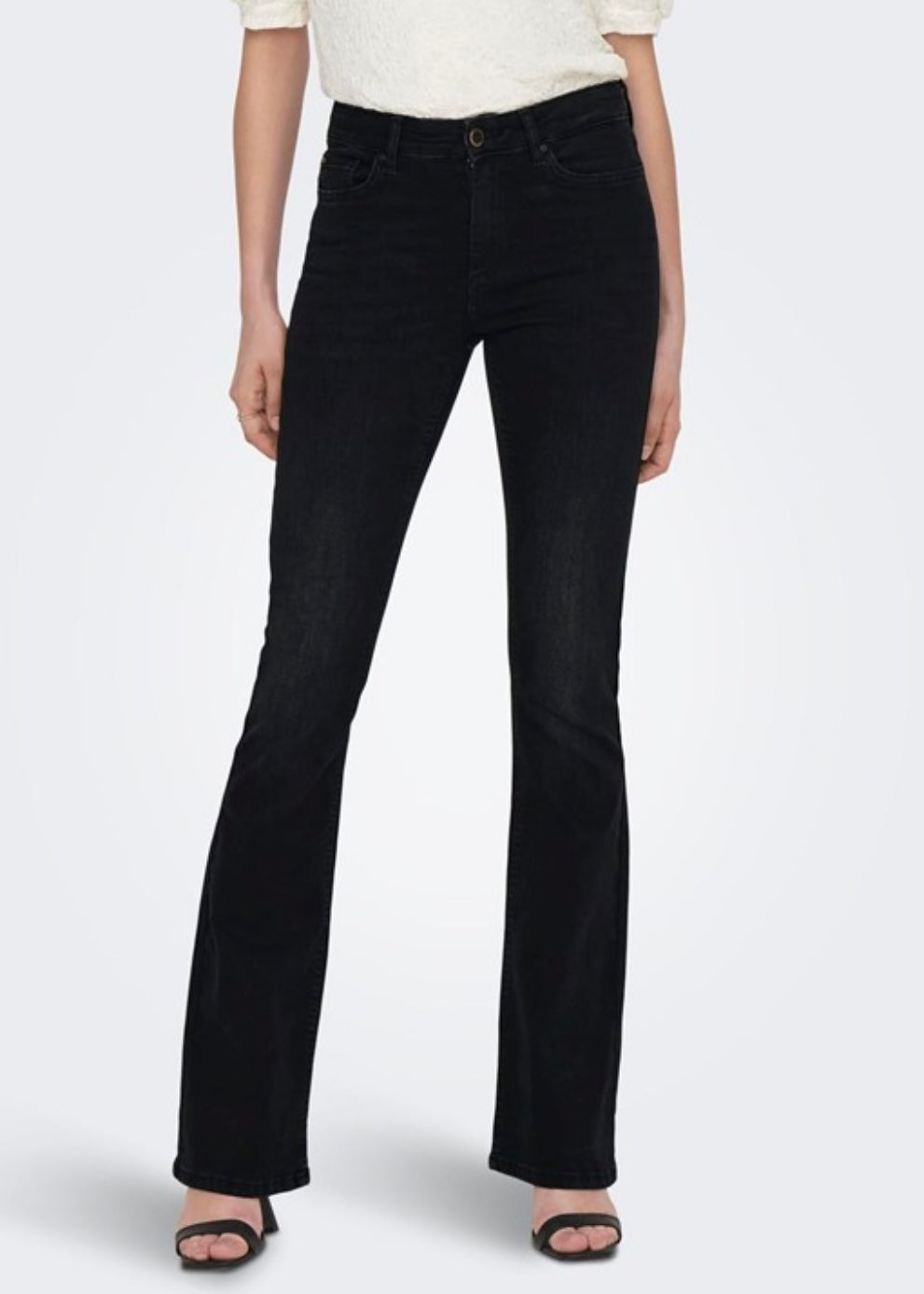 ONLY - BLUSH MID FLARED - WASHED BLACK
