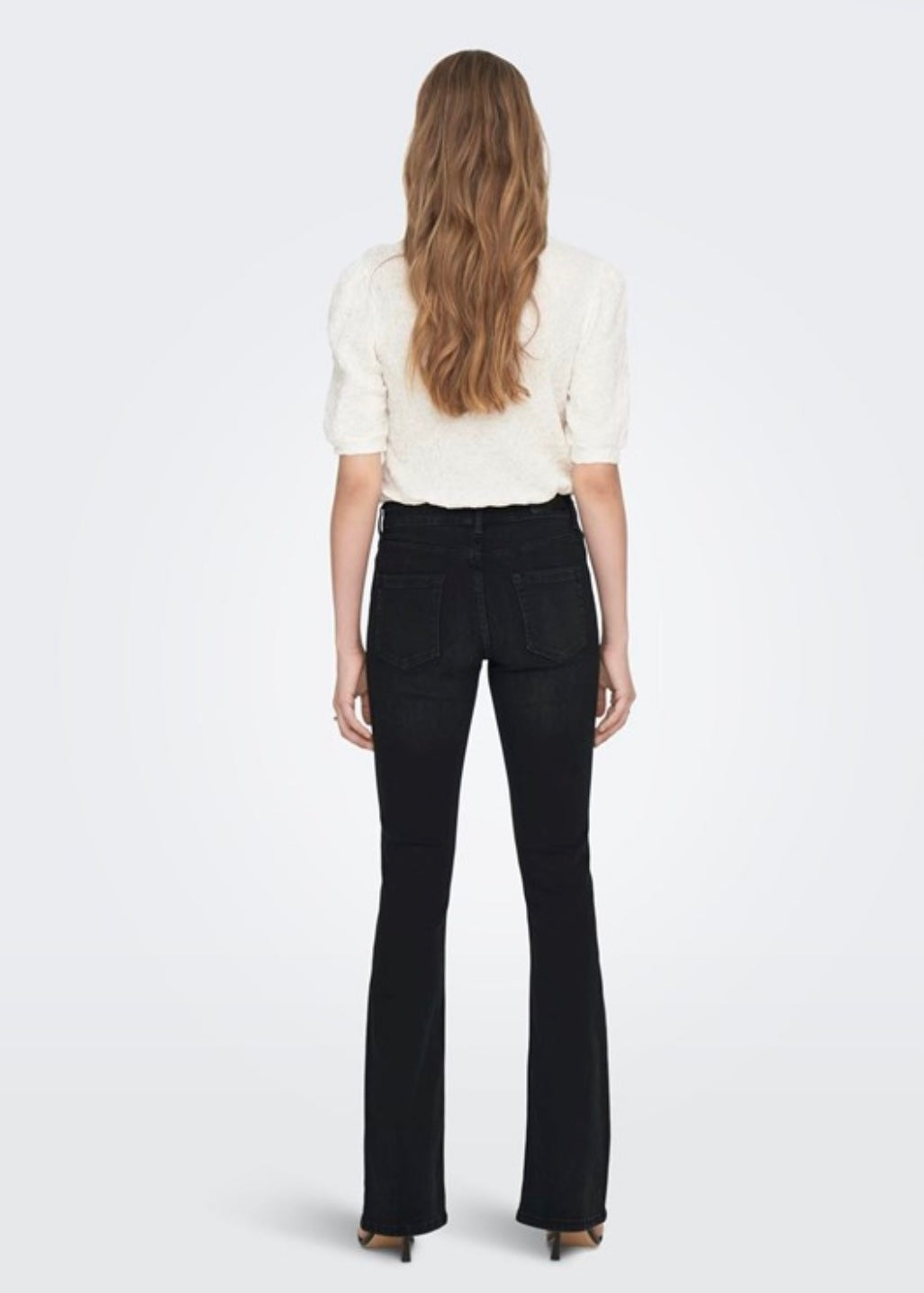 ONLY - BLUSH MID FLARED - WASHED BLACK