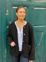 Ladda upp bild till gallerivisning, GEMINI - TEDDY JACKET - SVART
