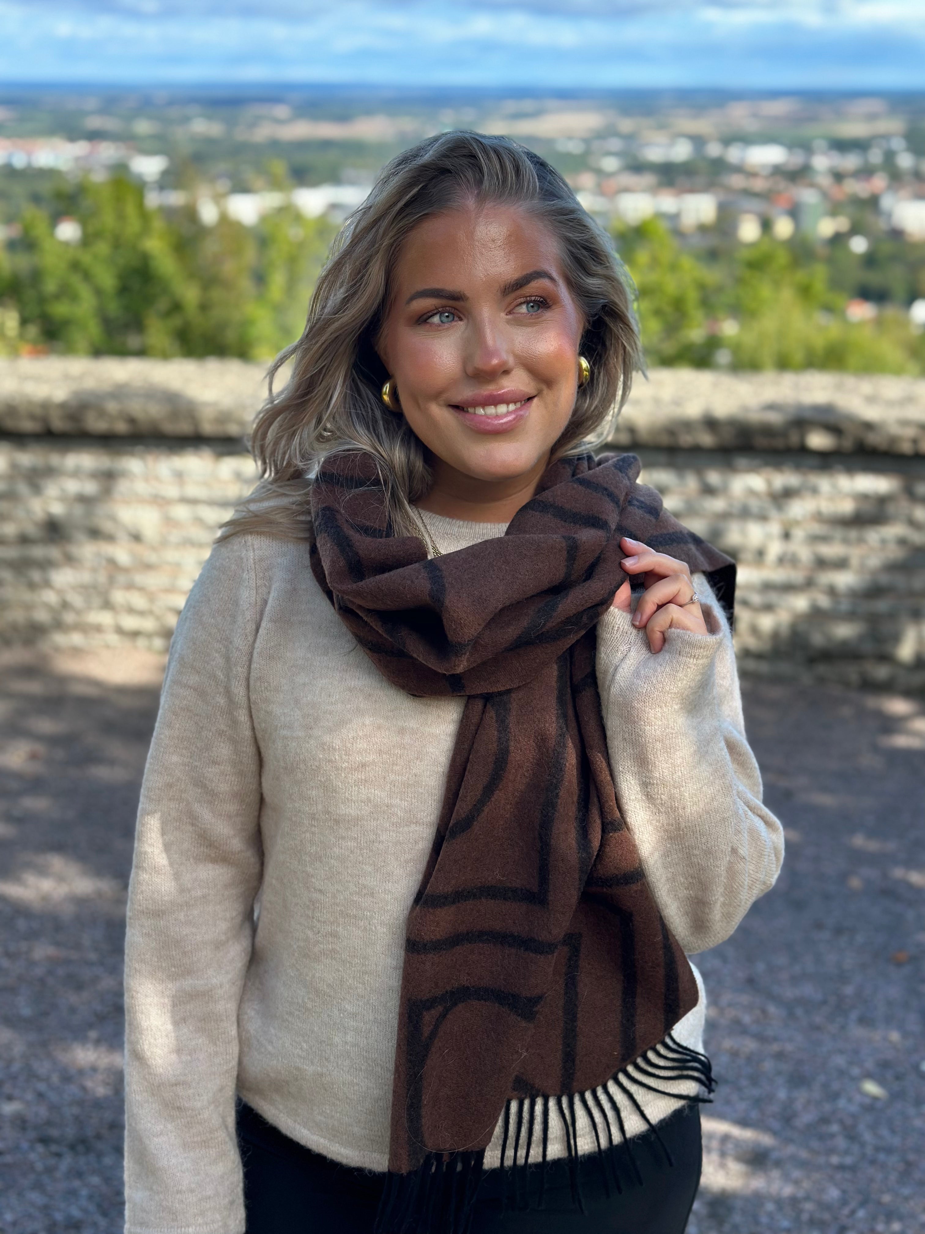 SOAKED - PENTILE SCARF - POTTING SOIL MONOGRAM