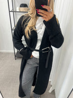 Ladda upp bild till gallerivisning, VEROMODA - HILLIS LS LONG OPEN CARDIGAN - BLACK
