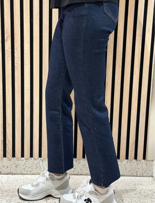COSY HOUSE - FLARED JEANS Y6306T# - DARK BLUE DENIM