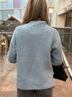 Ladda upp bild till gallerivisning, SELECTED FEMME - SELMA LS KNIT PULLOVER - DUSTY BLUE
