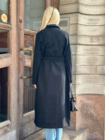 Ladda upp bild till gallerivisning, VEROMODA - FORTUNEAYA XTRA LONG COAT - BLACK
