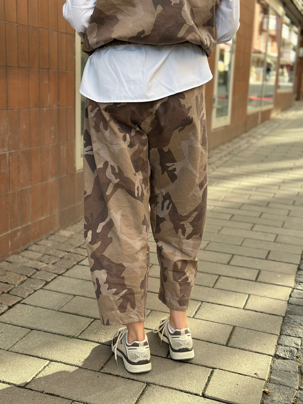 MARTA - CAMO PANTS 16635 - BEIGE CAMO